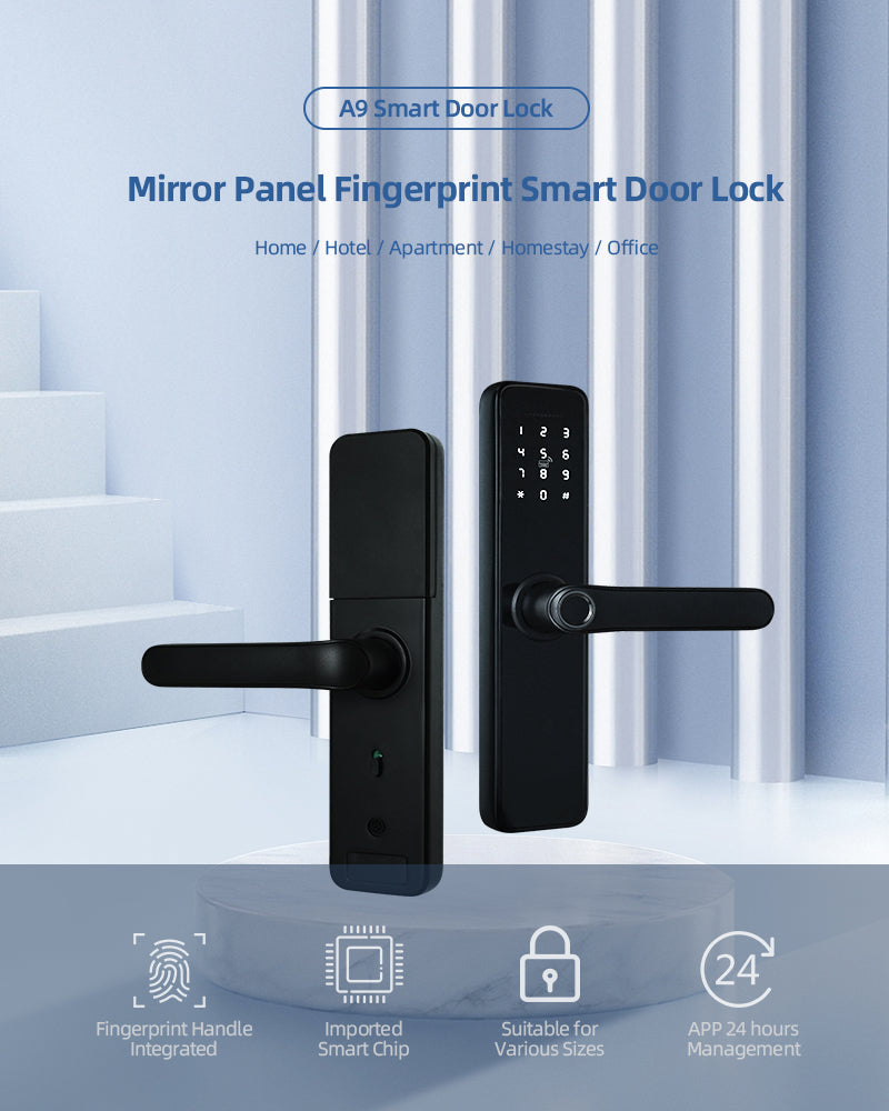 Wi-Fi Smart Lock - Bamboo A9 Smart Lock - SmartHomeHolics.com