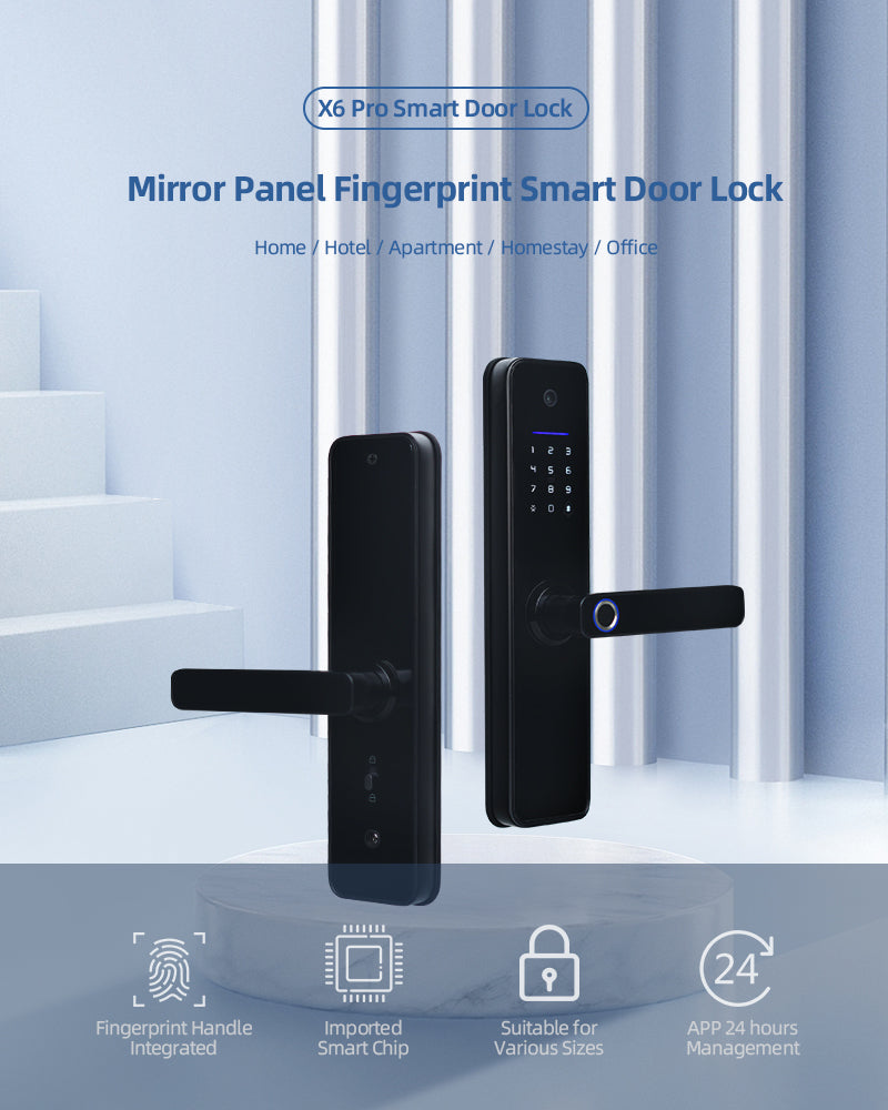 Wi-Fi Locks for Home - Bamboo X6 Pro Smart Lock - SmartHomeHolics.com