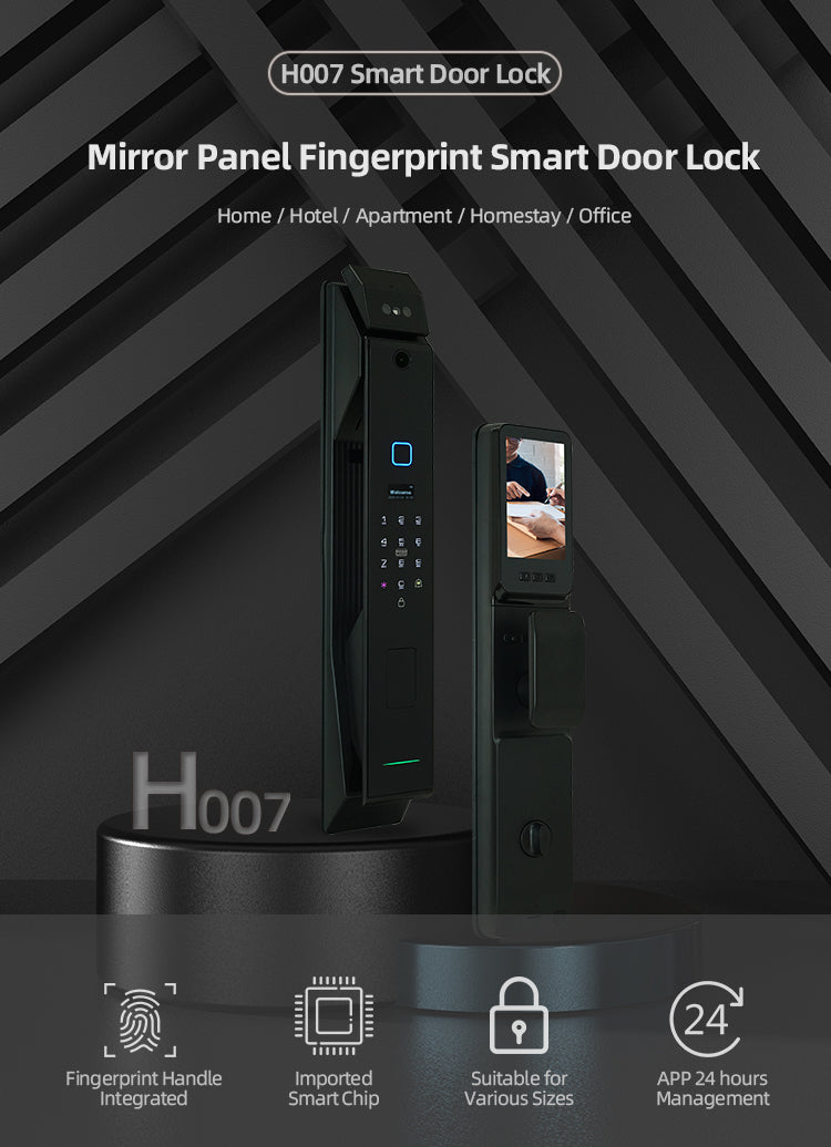 Smart Lock with Camera - Panda H007 Smart Lock - SmartHomeHolics.com