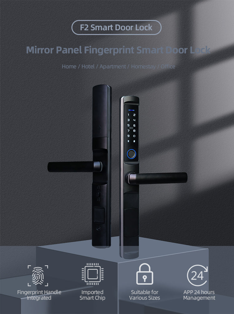 Wifi Home Lock - Bamboo F2 Smart Door Lock - SmartHomeHolics.com