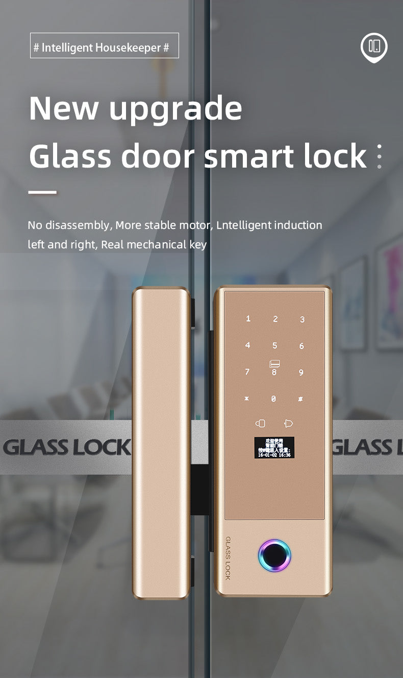 Smart Home Lock - Bamboo A6S1 Smart Glass Lock - SmartHomeHolics.com