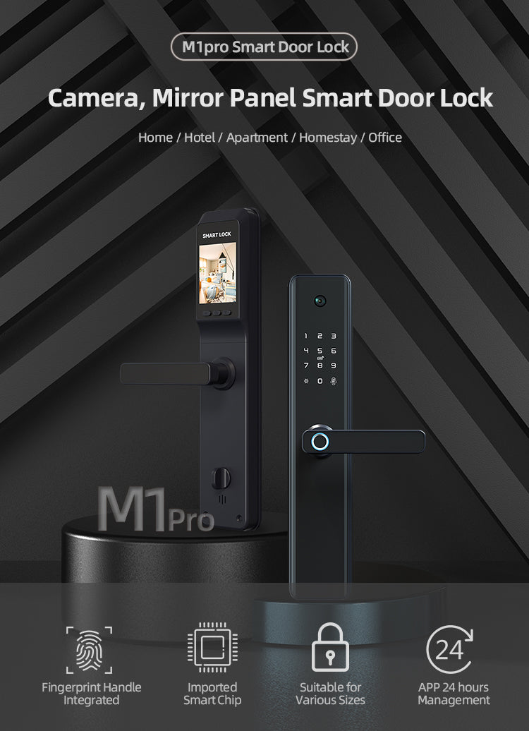 Face Recognition Lock - Panda M1 Pro Smart Lock - SmartHomeHolics.com