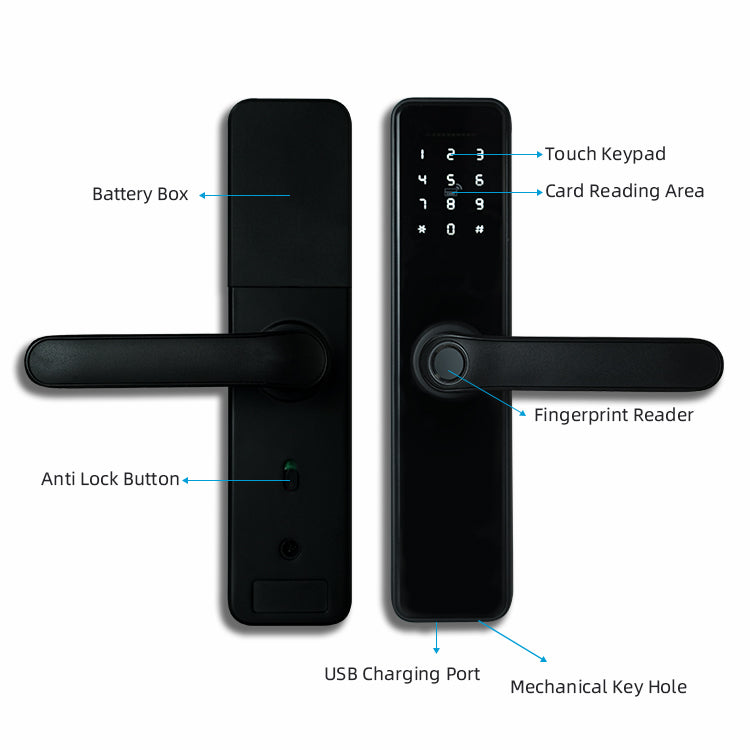 Wi-Fi Smart Lock - Bamboo A9 Smart Lock - SmartHomeHolics.com