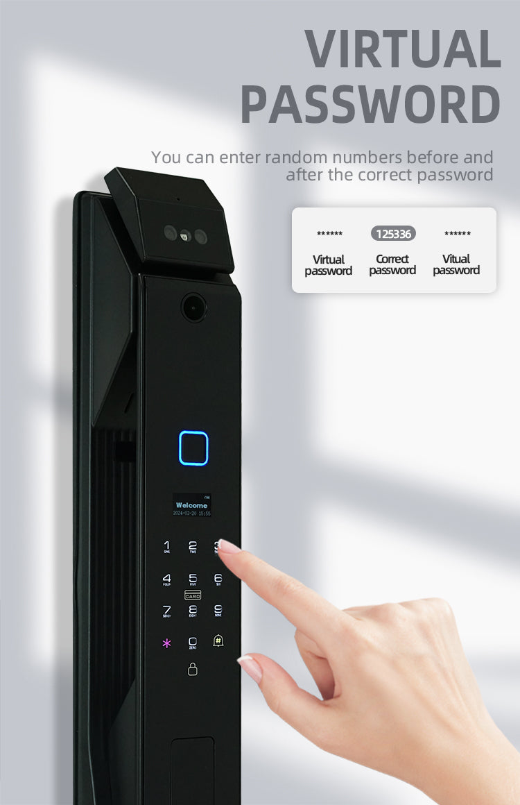 Smart Lock with Camera - Panda H007 Smart Lock - SmartHomeHolics.com