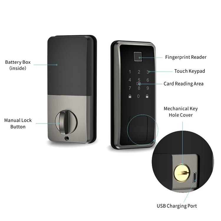 Smart Locks for Home - Bamboo U3 Smart Door Lock - SmartHomeHolics.com