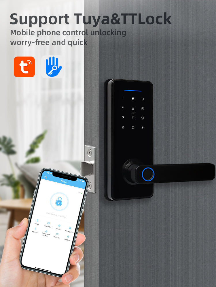 Biometric Door Locks - Bamboo T2 Smart Lock - SmartHomeHolics.com