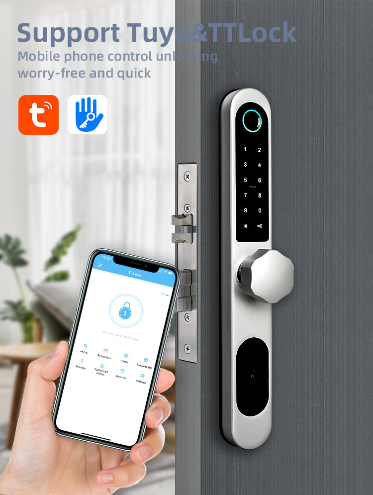 Best Biometric Door Lock - Bamboo D4 Smart Lock - SmartHomeHolics.com