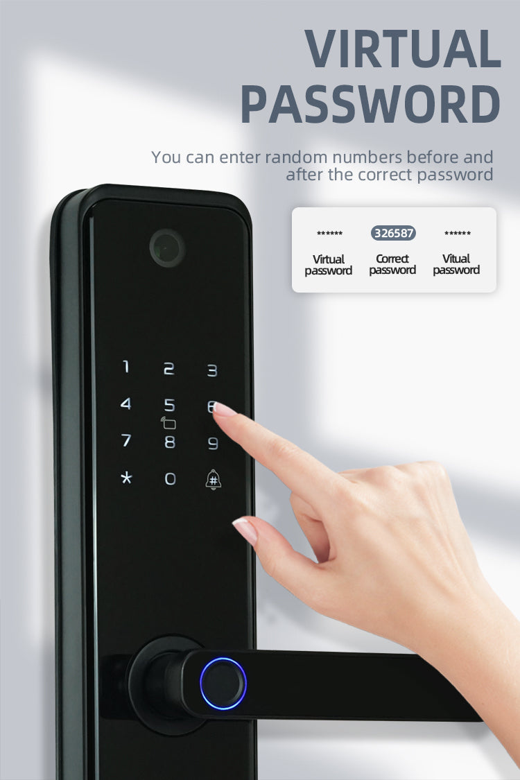 Wi-Fi Camera Door Lock - Panda M3 Pro Smart Lock - SmartHomeHolics.com