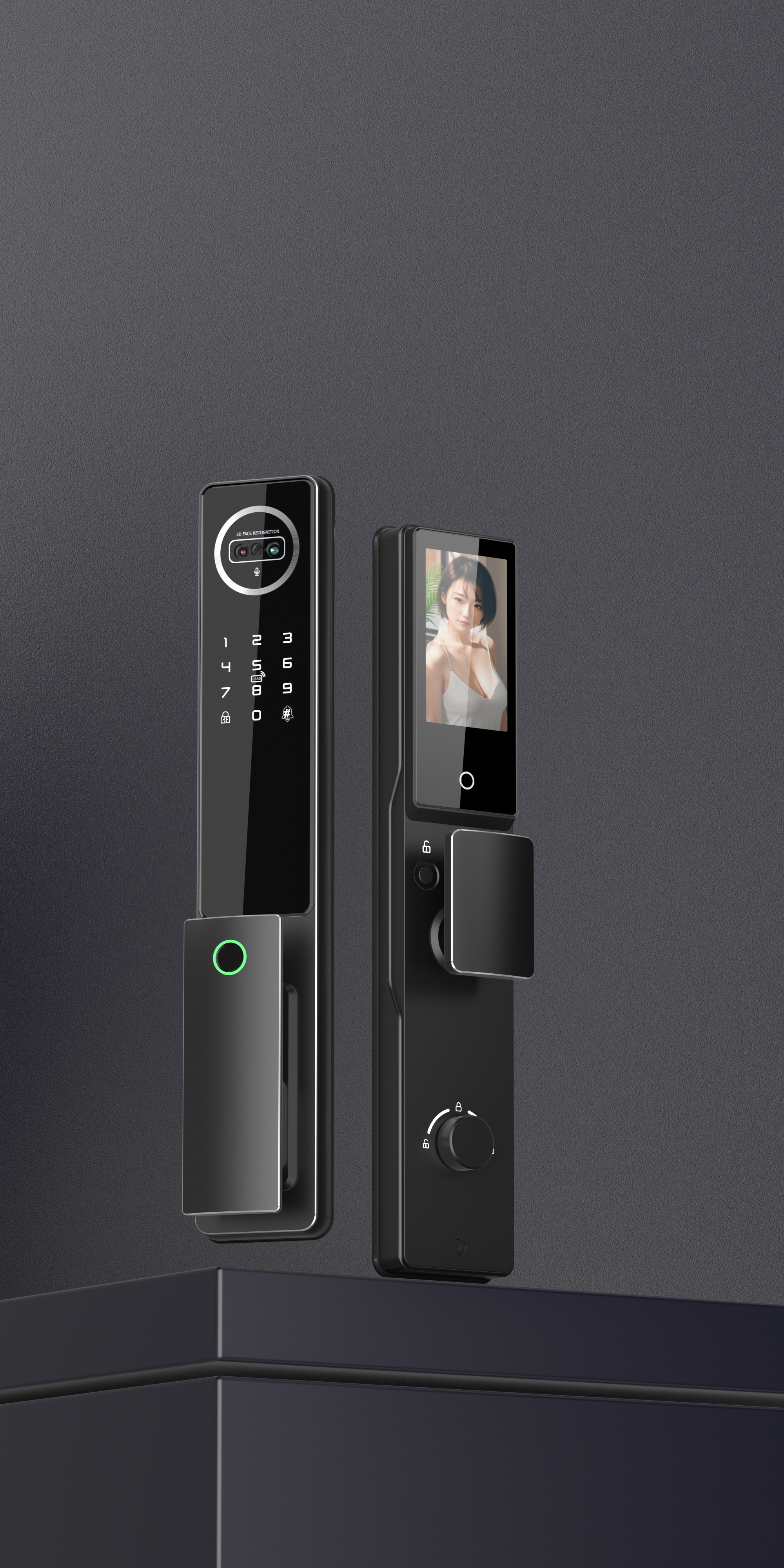 Camera Door Lock - Panda D1PM Smart Lock - SmartHomeHolics.com